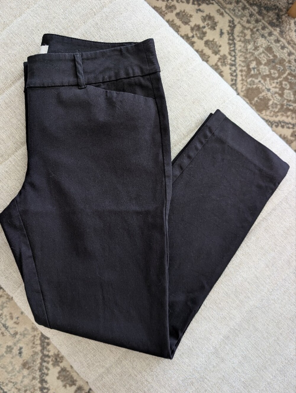 Loft Black Skinny Ankle Pants Size 8